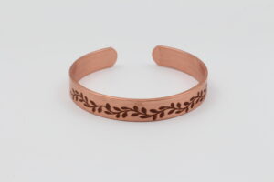 BAKIR YAPRAK MOTİFLİ BİLEKLİK